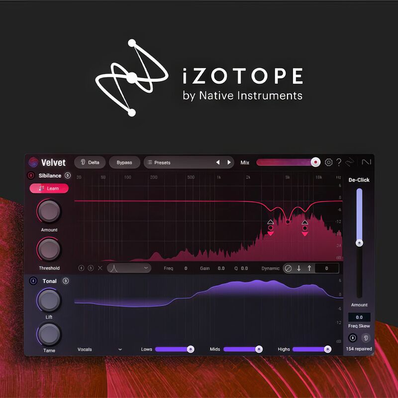 دانلود رایگان iZotope Velvet v1.0.0-R2R (هوش مصنوعی) 1 Cover iZotope Velvet